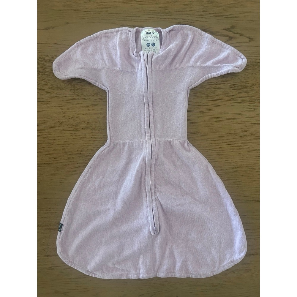 HALO Sleepsack SwaddleStretch Newborn 0-3 Months 0.5 TOG Lavender